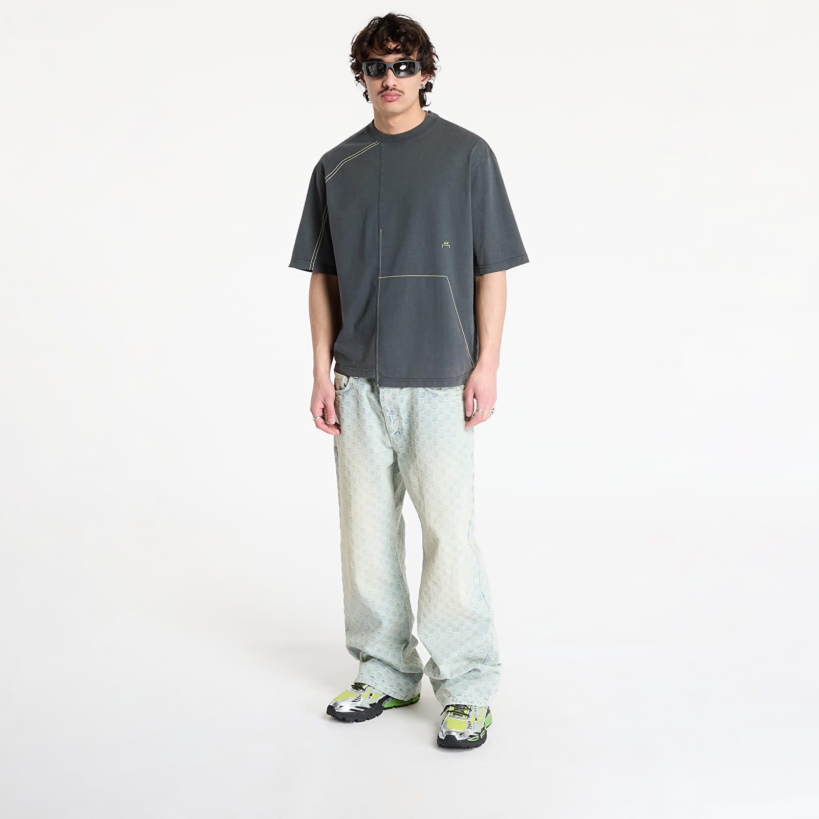 T-paidat A-COLD-WALL* Oblique T-Shirt Grey
