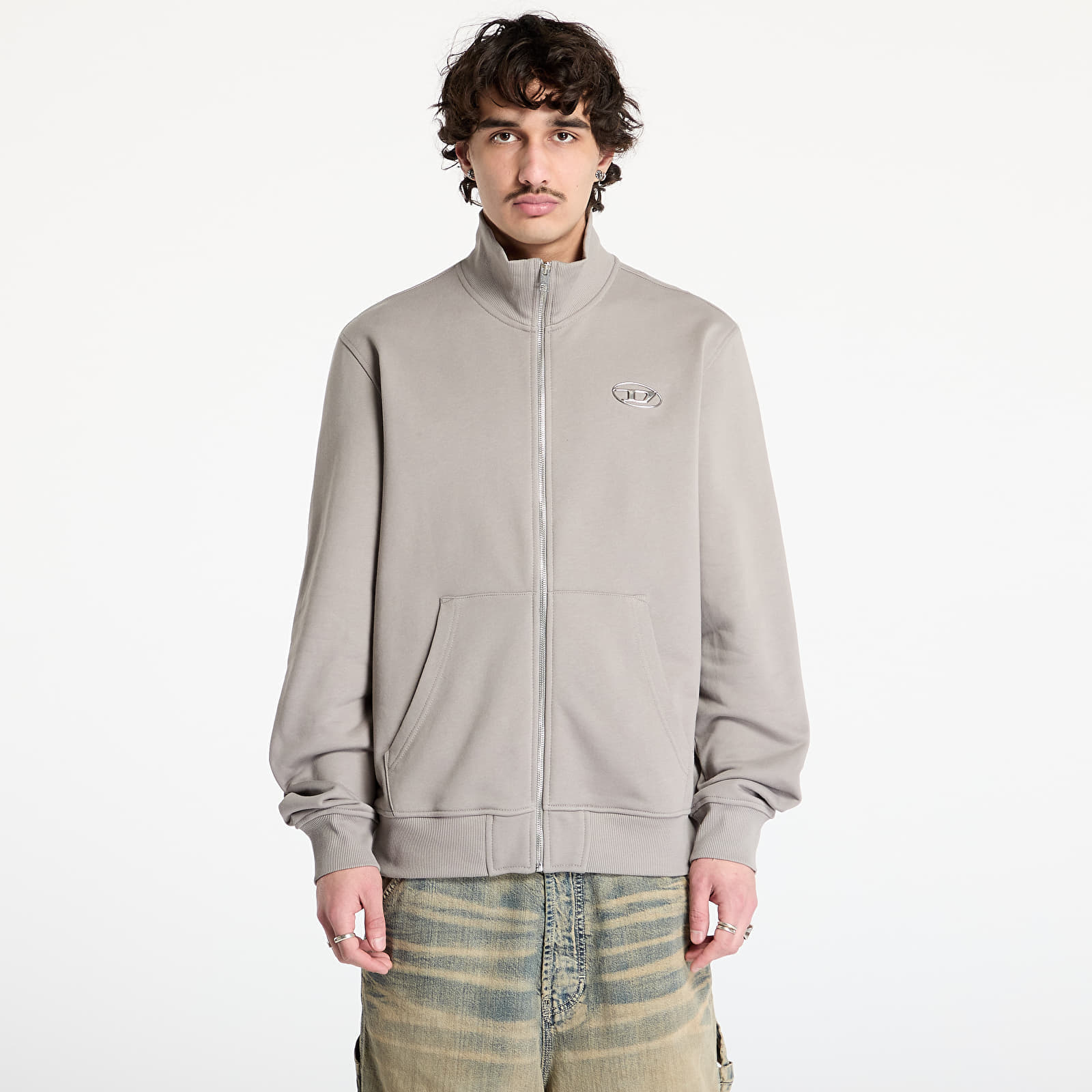 Sweatshirt Diesel S-Ginni-Zip-Od Sweat-Shirt Frost Gray S
