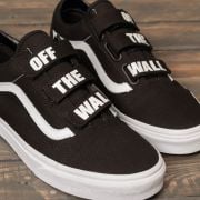 Vans old skool v clearance off the wall white