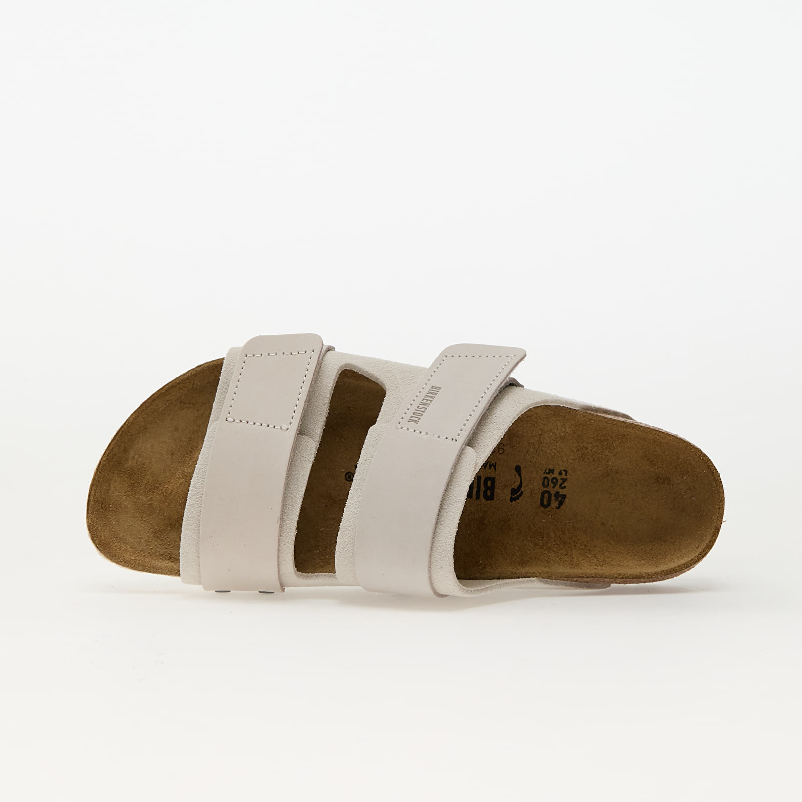 Zapatillas mujer Birkenstock Uji Nubuck Leather/Suede Antique White
