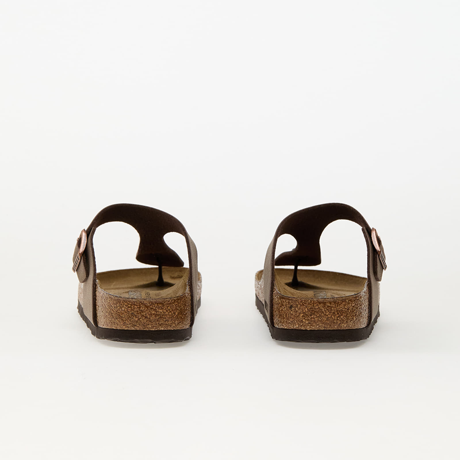 Frauen Birkenstock Gizeh Birko-Flor Birkibuc mocca