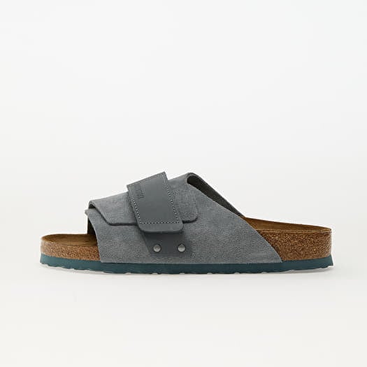 Birkenstock Kyoto Nubuck Leather/Suede Basalt Gray