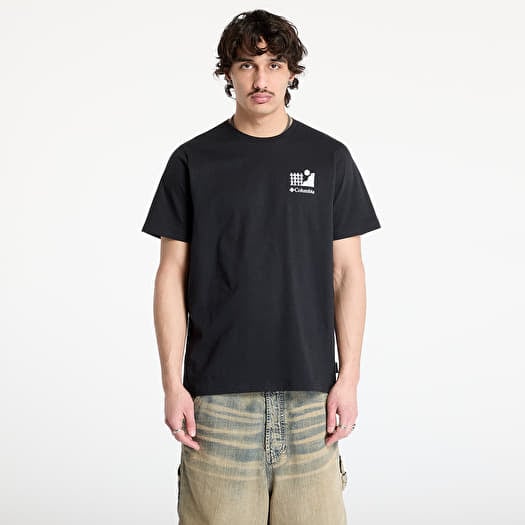 Majica Columbia Explorers Canyon™ Back SS Tee Black/ Explore Outdoors