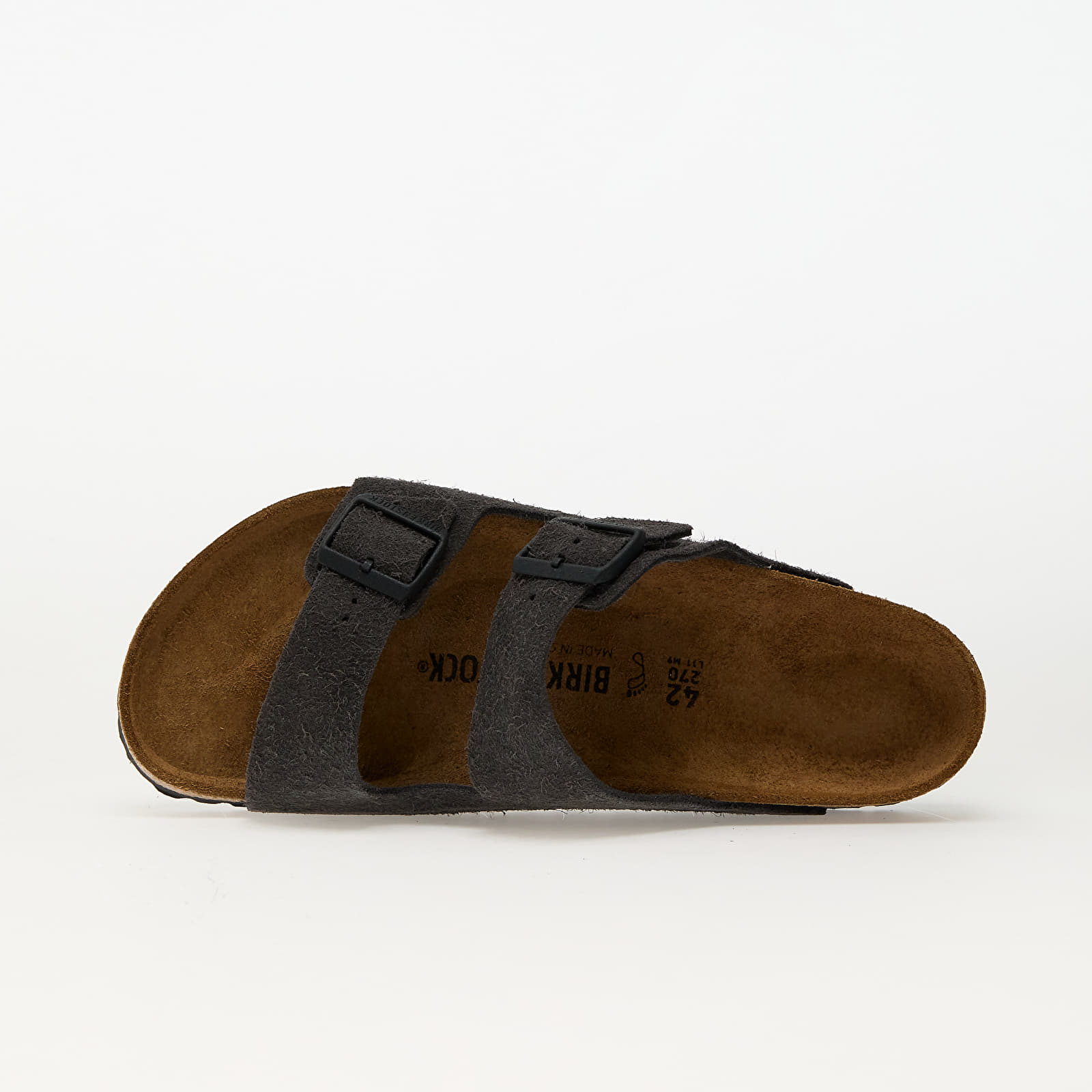 Moški čevlji Birkenstock Arizona Suede Leather Velvet grey