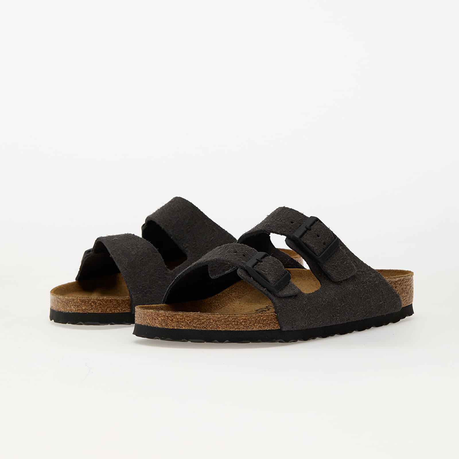 Moški čevlji Birkenstock Arizona Suede Leather Velvet grey