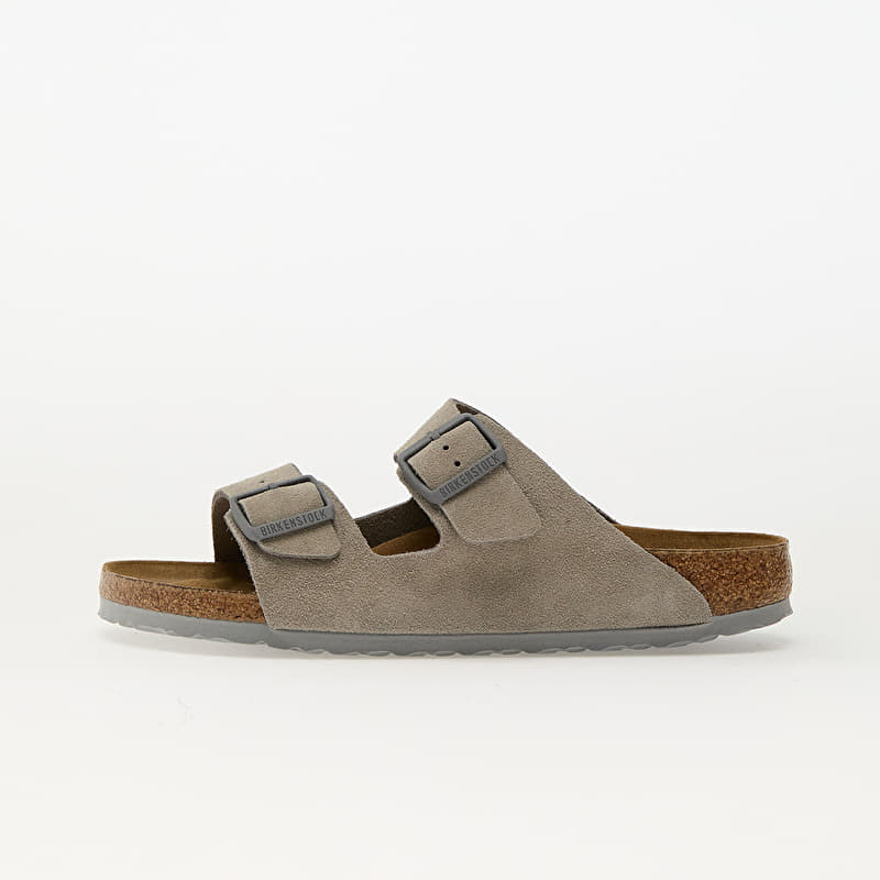 Birkenstock Arizona Suede Leather Stone Coin