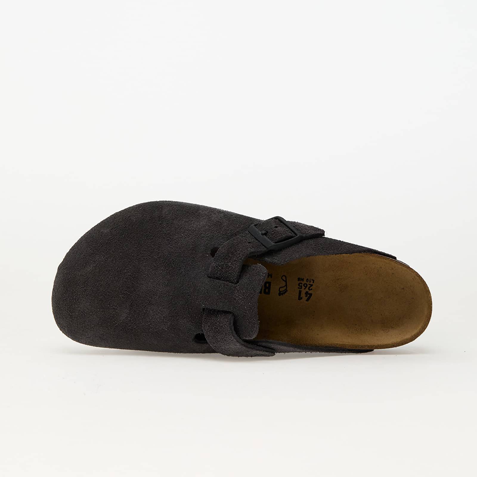 Men's shoes Birkenstock Boston Suede Leather Velvet Grey