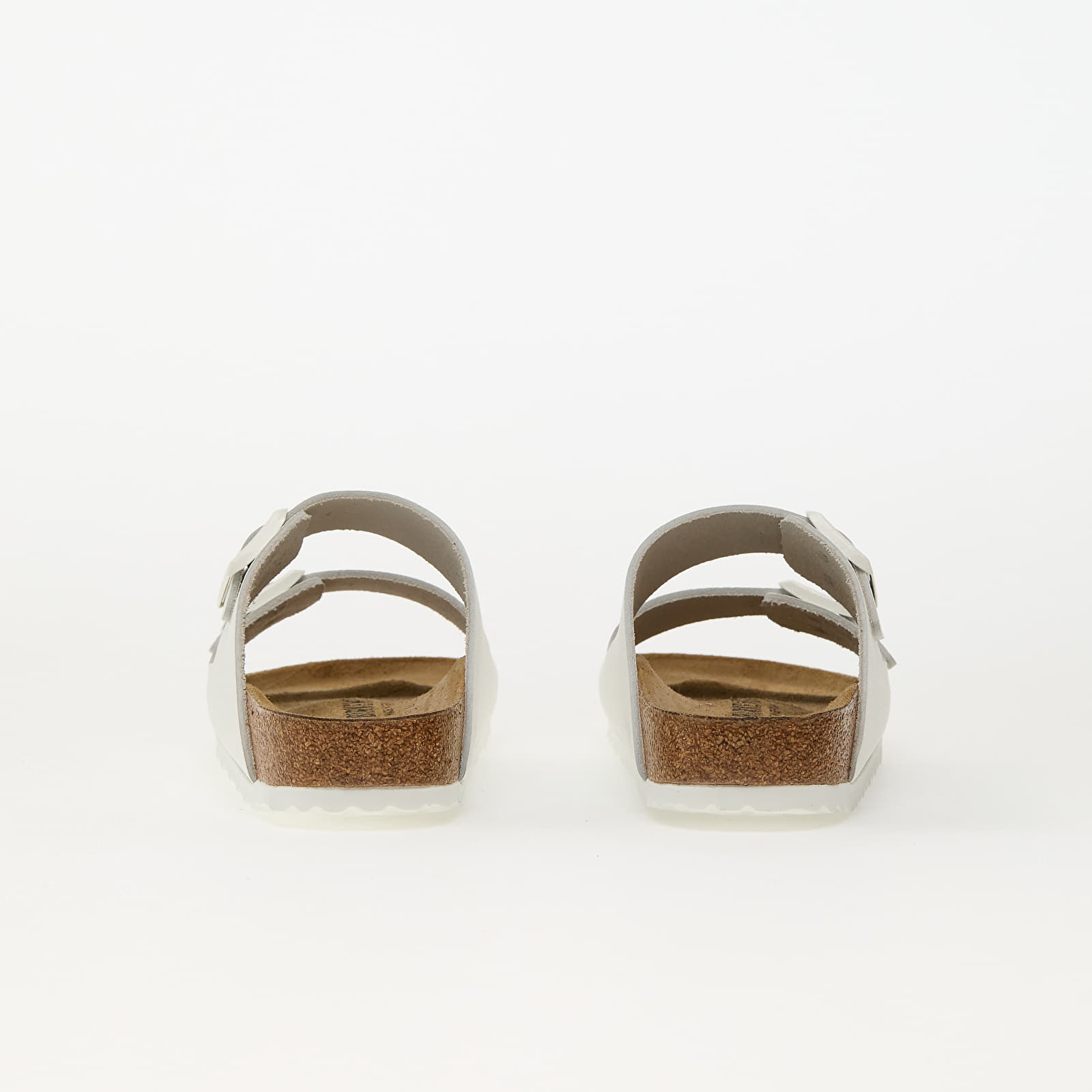 Frauen Birkenstock Arizona Natural Leather White