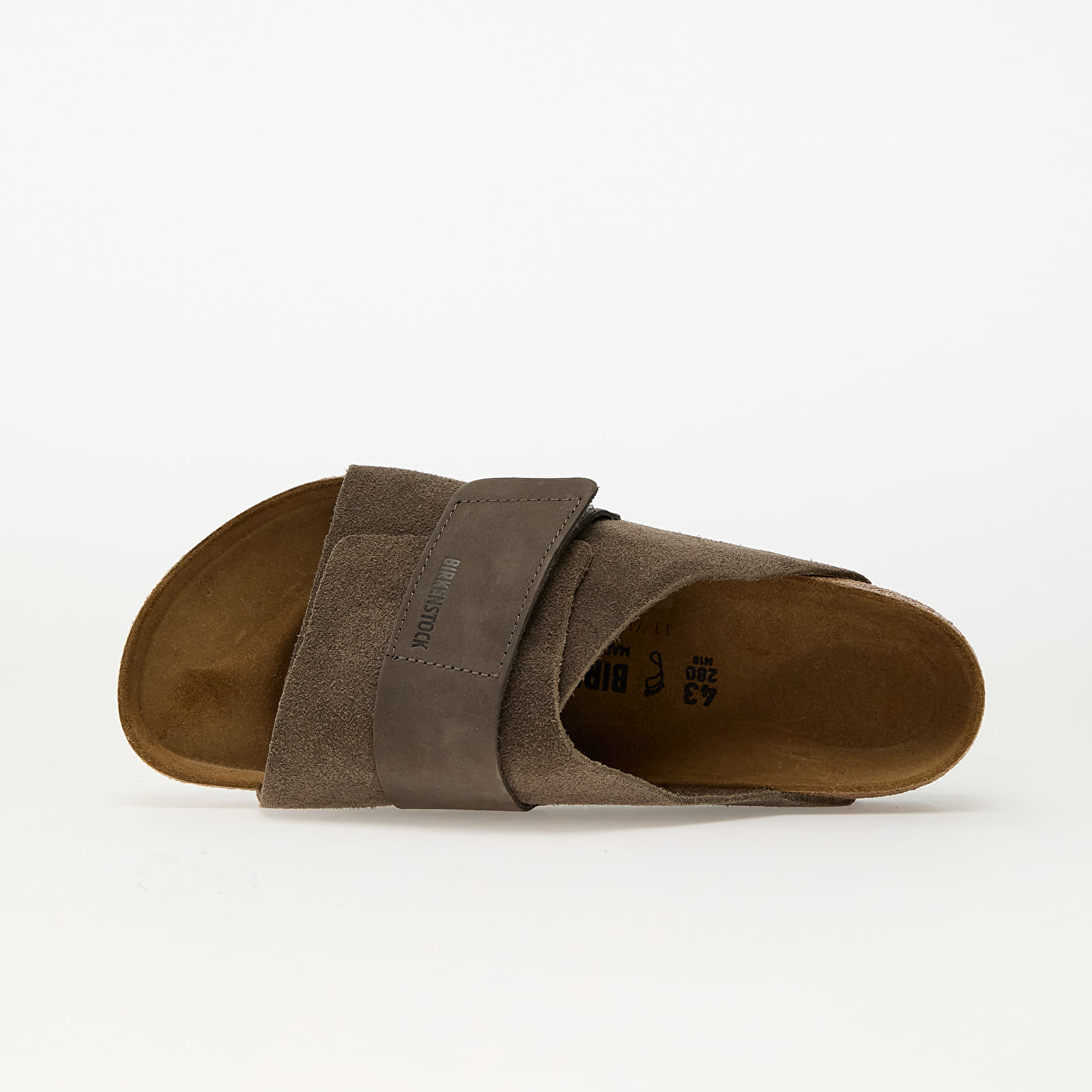 Herren Sneaker und Schuhe Birkenstock Kyoto Nubuck Leather/Suede Concrete Gray