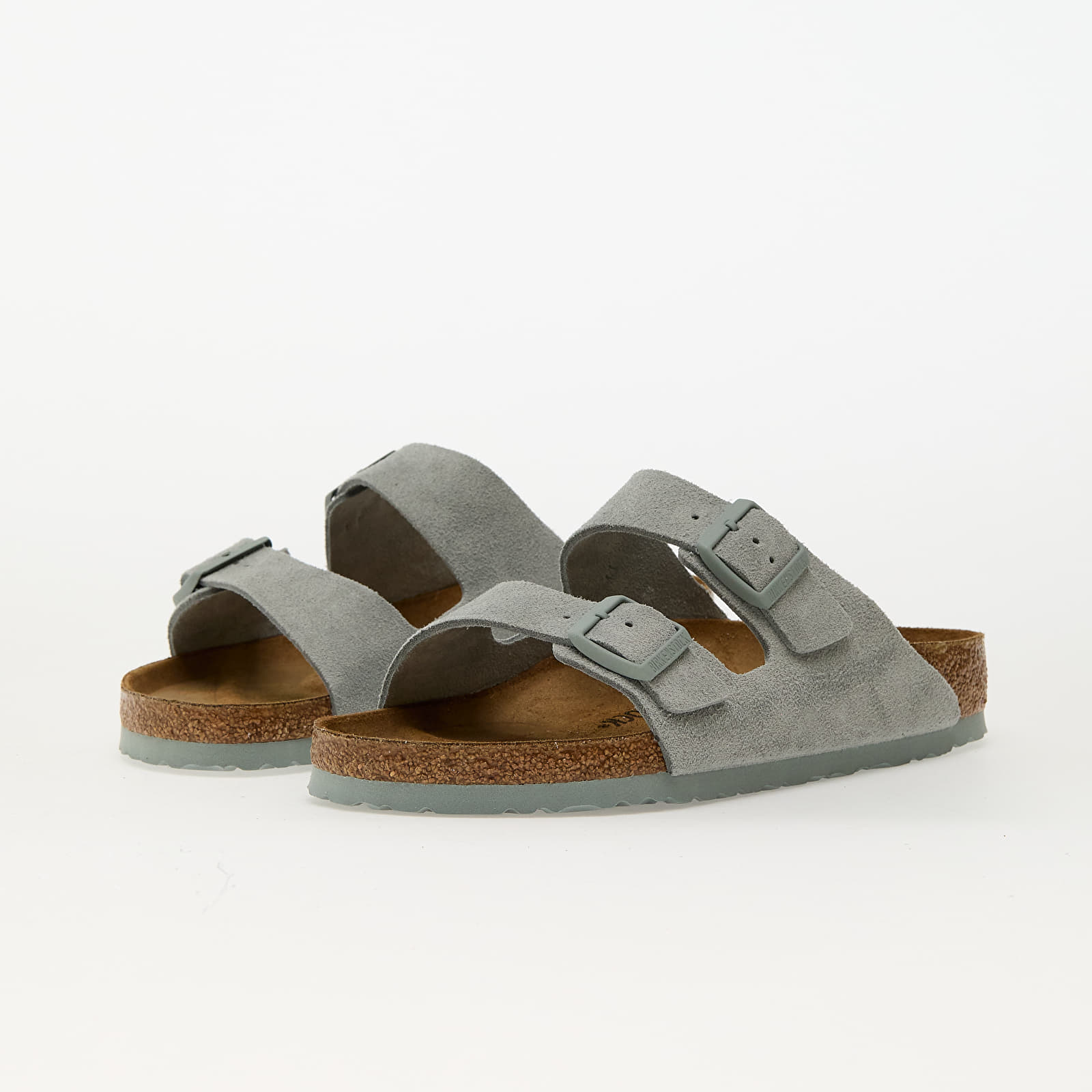Zapatillas Hombre Birkenstock Arizona Suede Leather Pure Sage