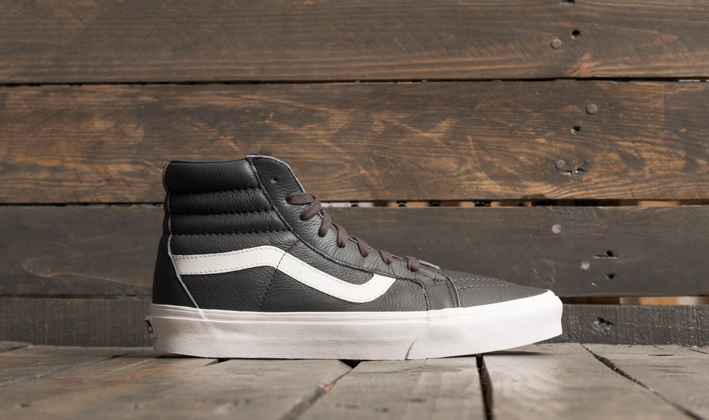 Vans sk8 hi deals reissue leather