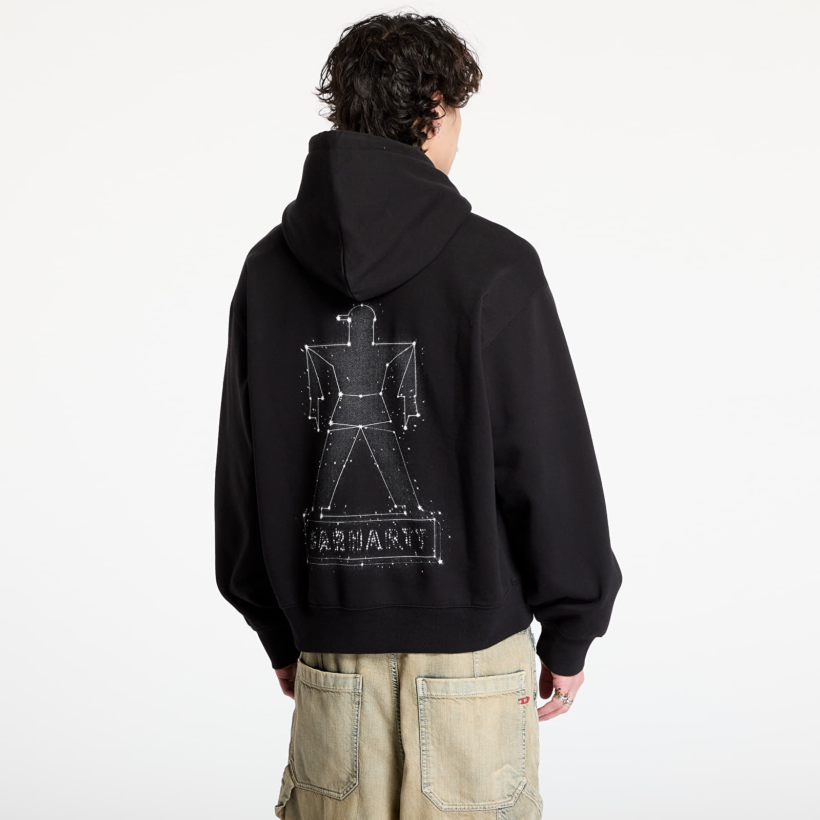 Hoodies and sweatshirts  Carhartt WIP Hooded Stargazer Sweat UNISEX Black/ White