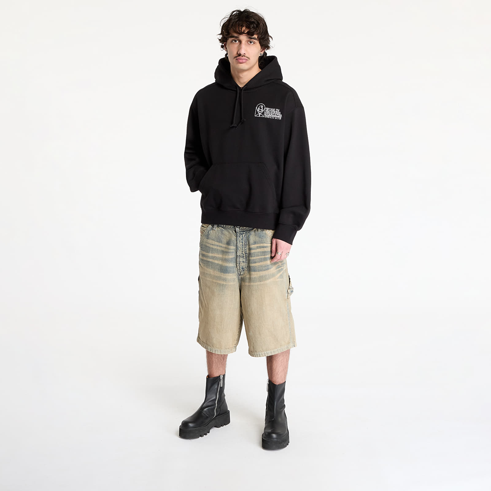 Hoodies and sweatshirts  Carhartt WIP Hooded Stargazer Sweat UNISEX Black/ White