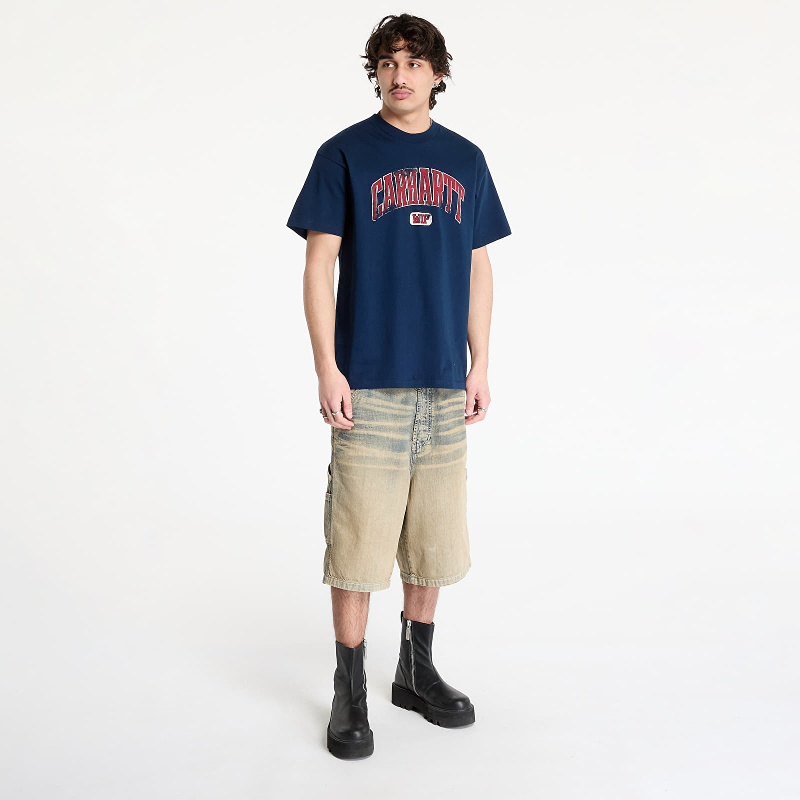 T-shirts Carhartt WIP S/S Lecture T-Shirt UNISEX Ink Heavy Enzyme Wash