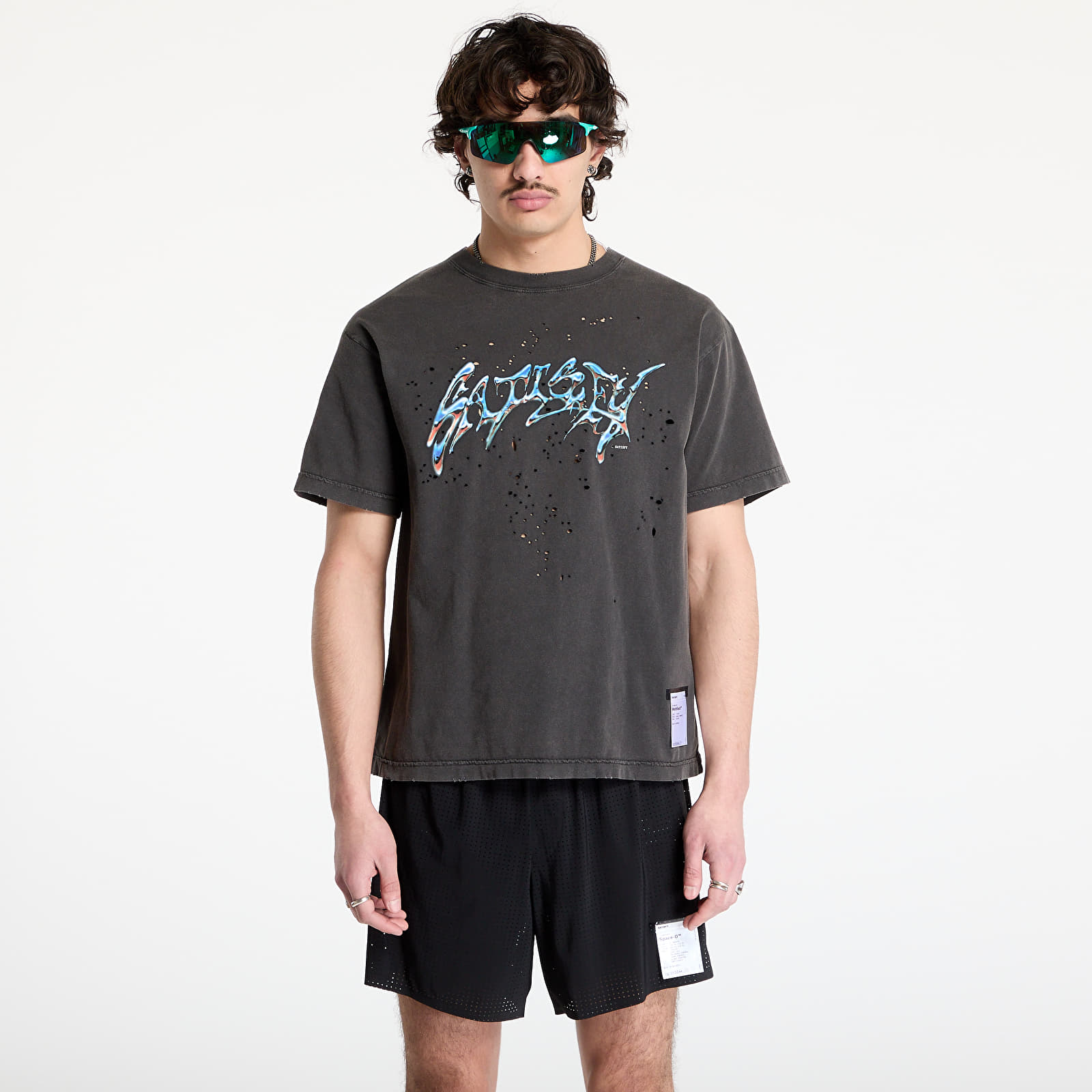 T-Shirts Satisfy MothTech T-Shirt UNISEX Aged Black