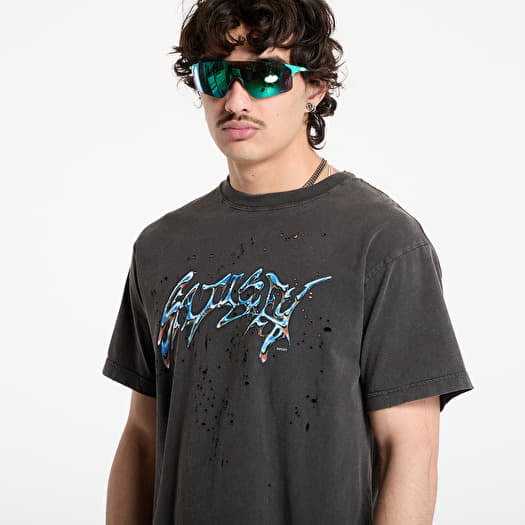 【SATISFY】MothTech 黒 サイケディック ロゴ Tシャツ 関送込 MothTech™ T-Shirt – SATISFY