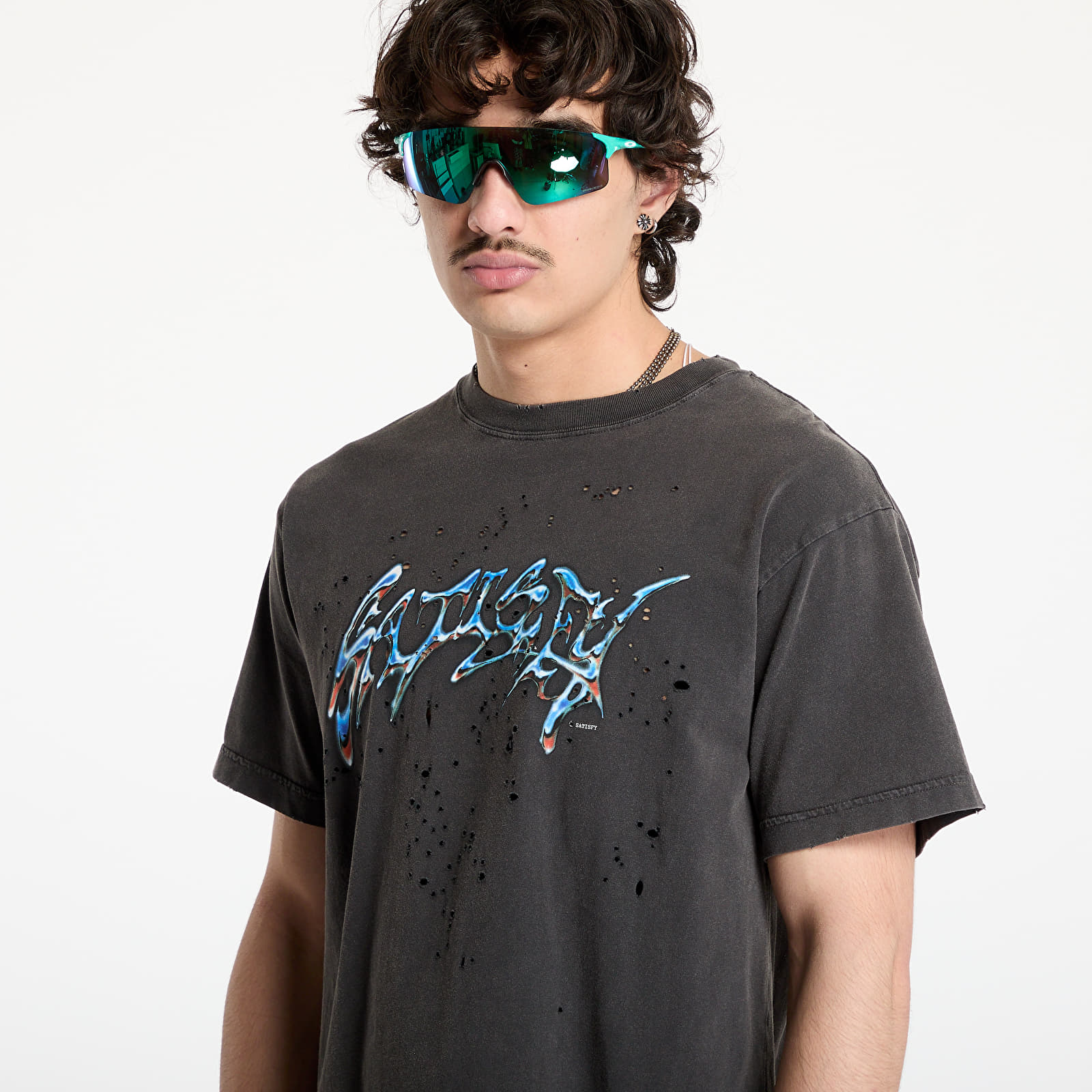 T-Shirts Satisfy MothTech T-Shirt UNISEX Aged Black