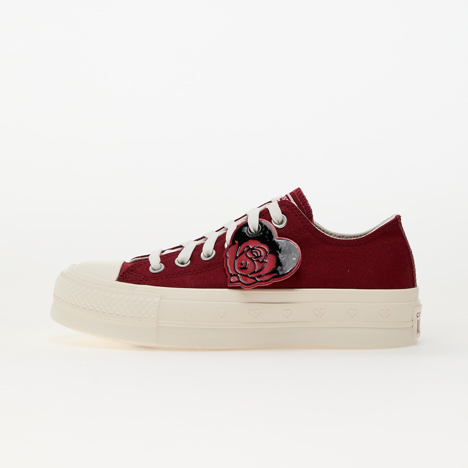Levně Tenisky Converse Chuck Taylor All Star Lift Ox Park Red/ Vintage White