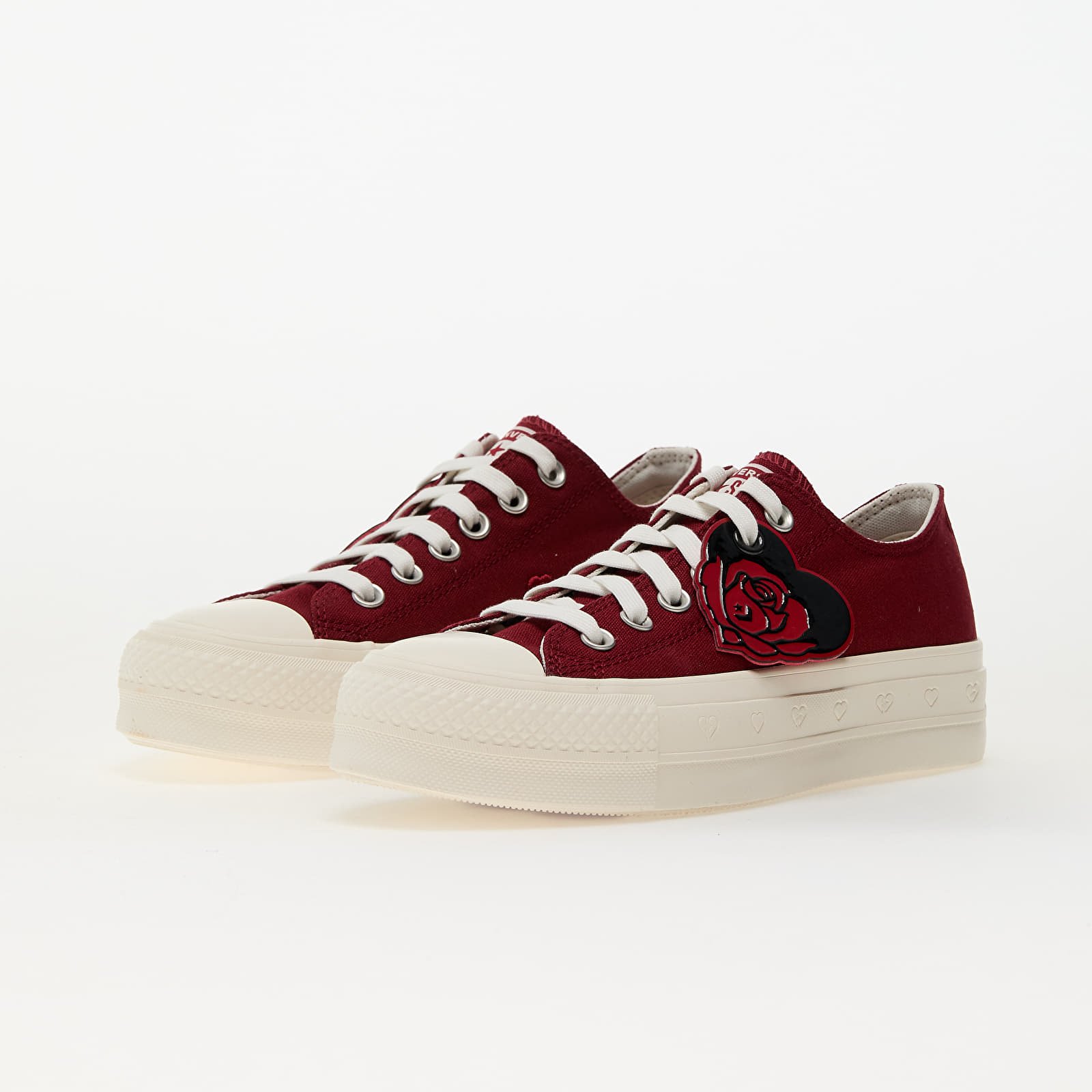 Women's shoes Converse Chuck Taylor All Star Lift Ox Park Red/ Vintage White