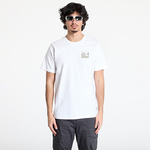 Tričko Columbia Explorers Canyon™ Back SS Tee White/ Trailscape