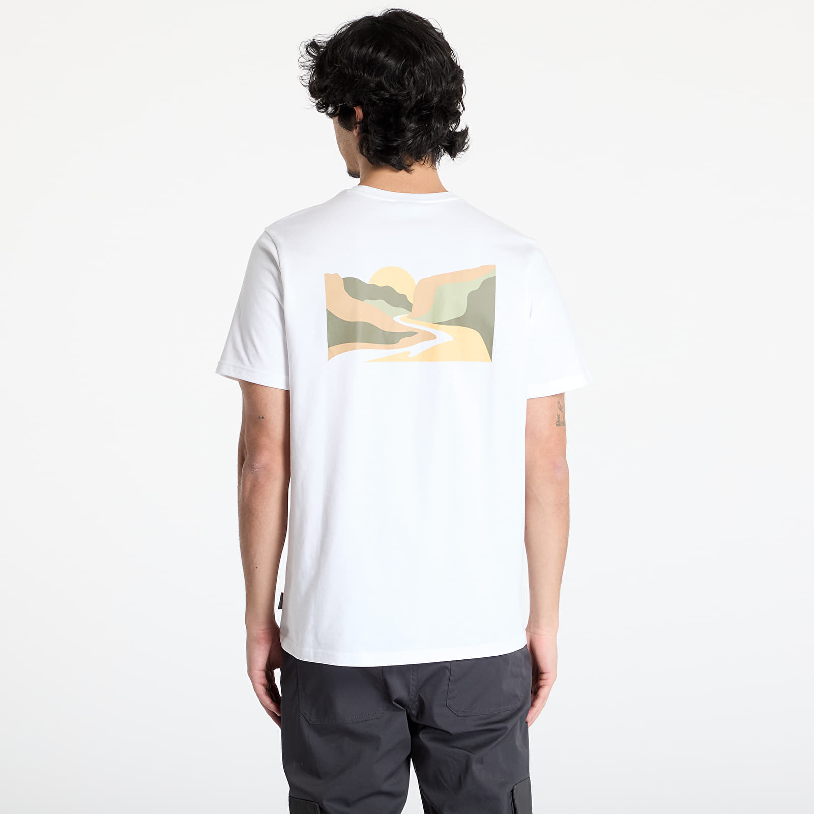 Trička Columbia Explorers Canyon™ Back SS Tee White/ Trailscape