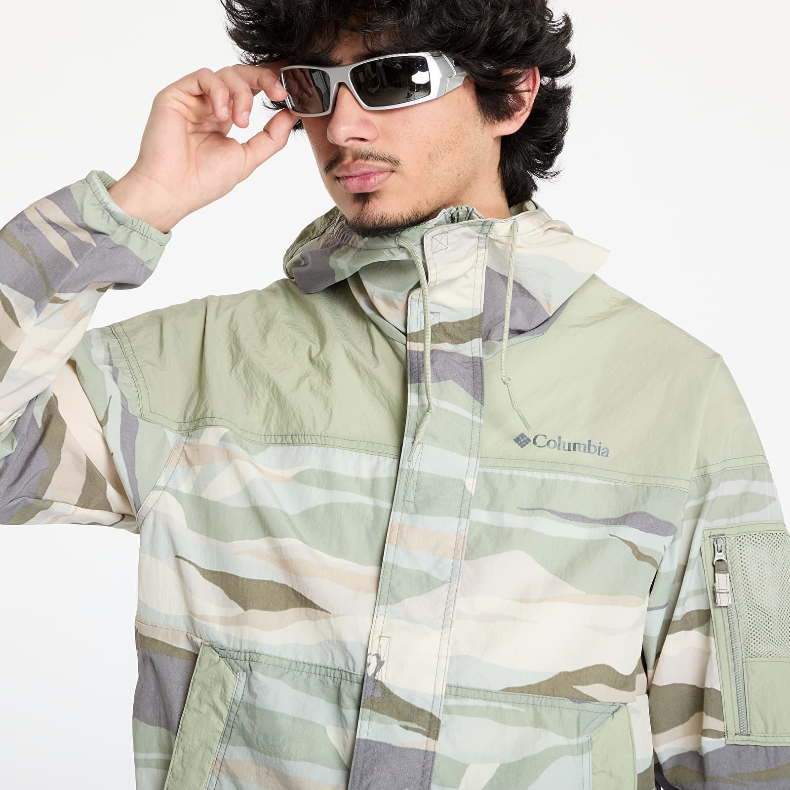 Kurtki wiatrówki Columbia Challenger™ II Novelty Windbreaker Safari Roque Valley/ Safari