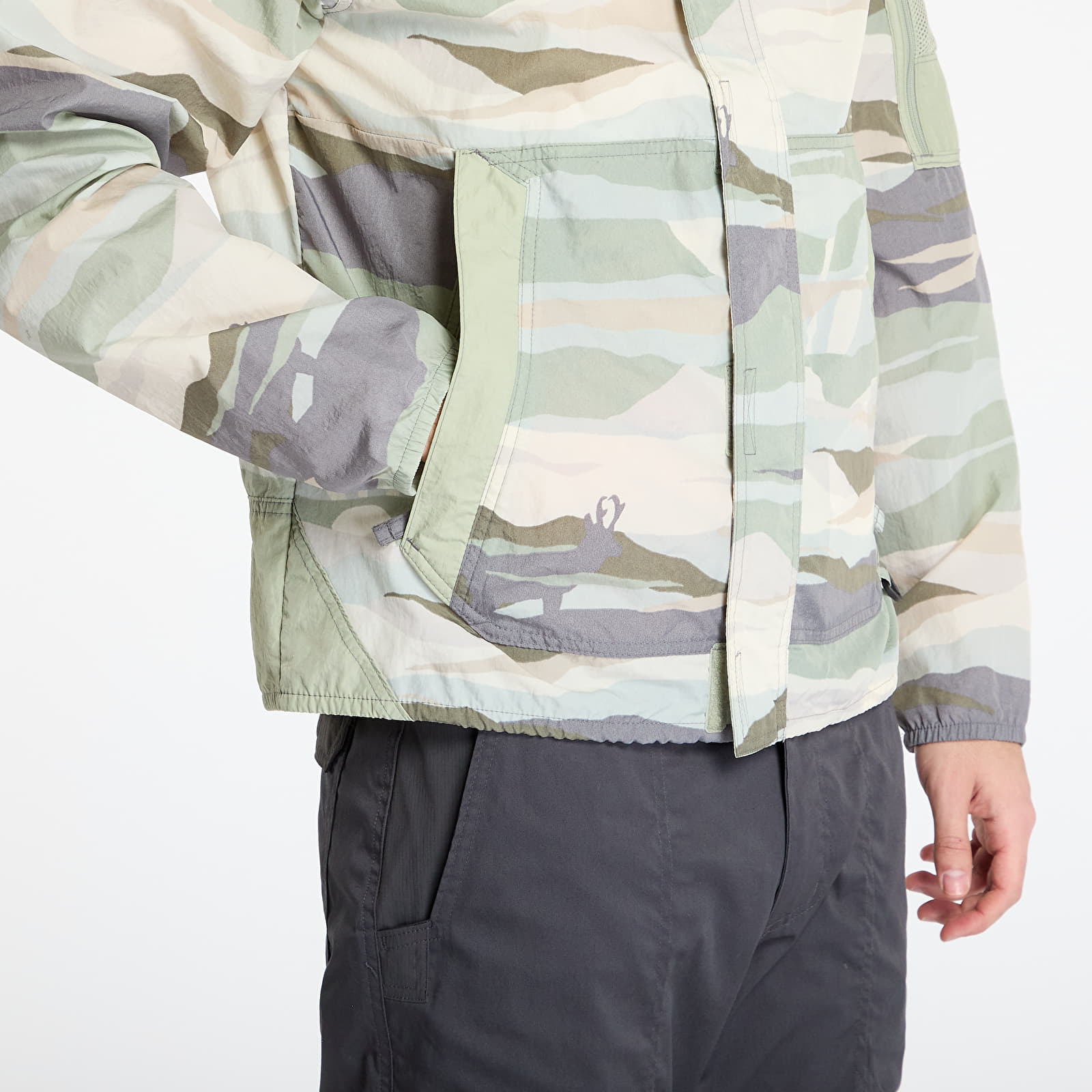 Kurtki wiatrówki Columbia Challenger™ II Novelty Windbreaker Safari Roque Valley/ Safari