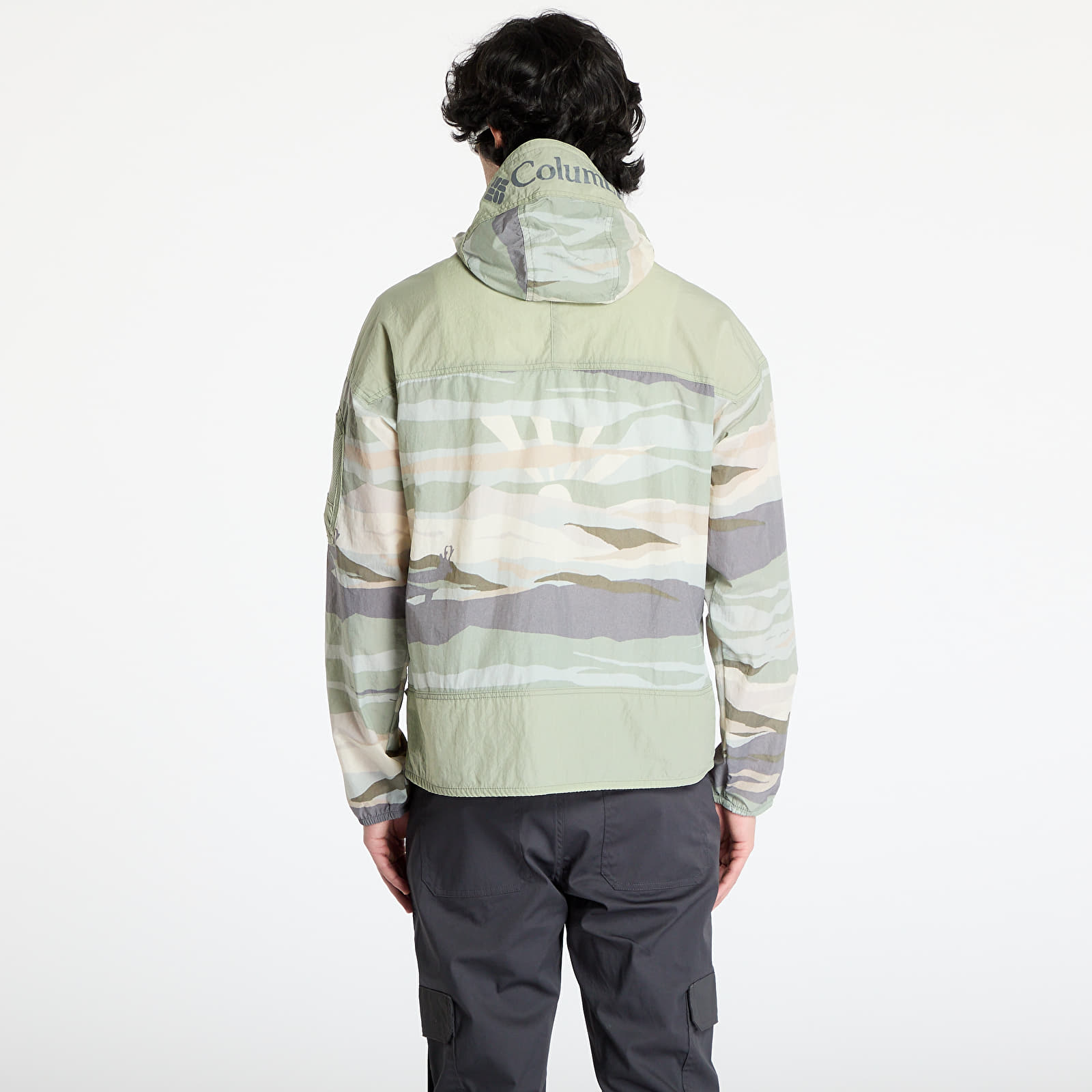 Kurtki wiatrówki Columbia Challenger™ II Novelty Windbreaker Safari Roque Valley/ Safari