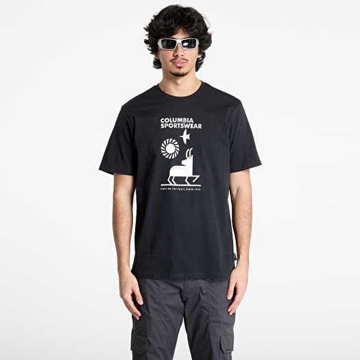 Тениска Columbia Explorers Canyon™ SS Tee Black/ Naturally Outdoor