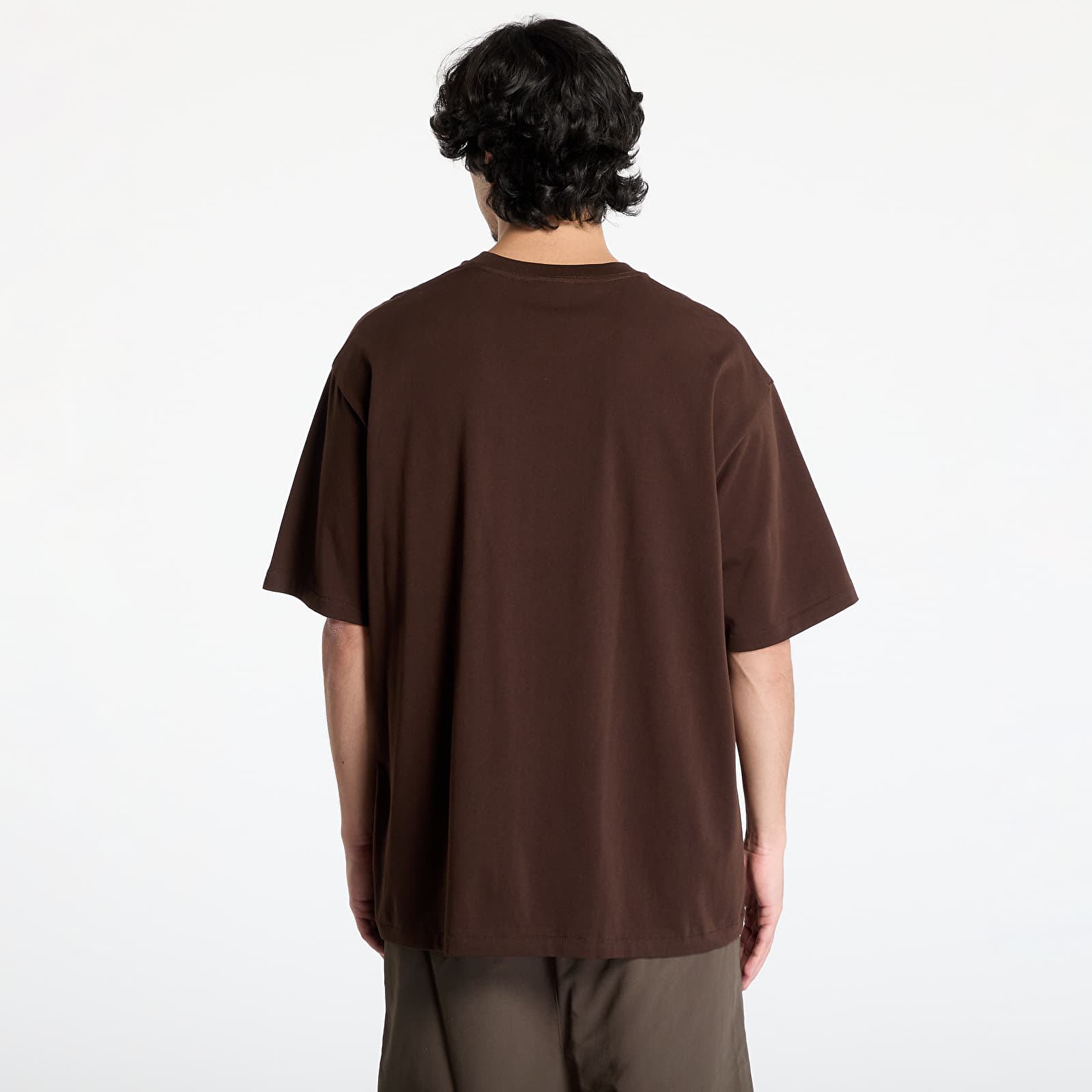 Pánske tričká A BATHING APE College Logo Relaxed Fit Tee UNISEX Brown
