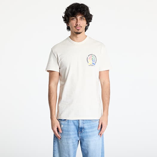 Tričko Tommy Jeans Regular 4Clr Crest Tee Beige