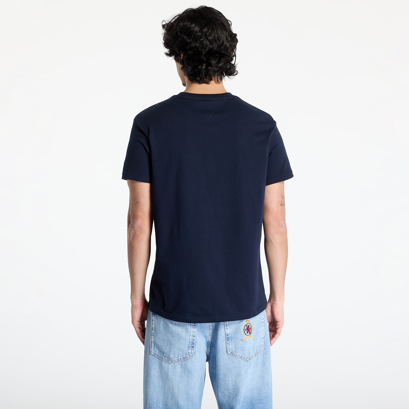 Pánske tričká Tommy Jeans Regular Signature Dna Tee Blue