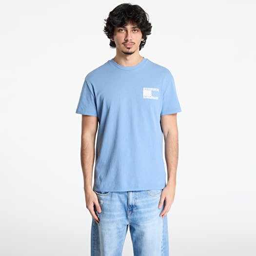Tommy Jeans Regular Paisley Flag Tee Blue