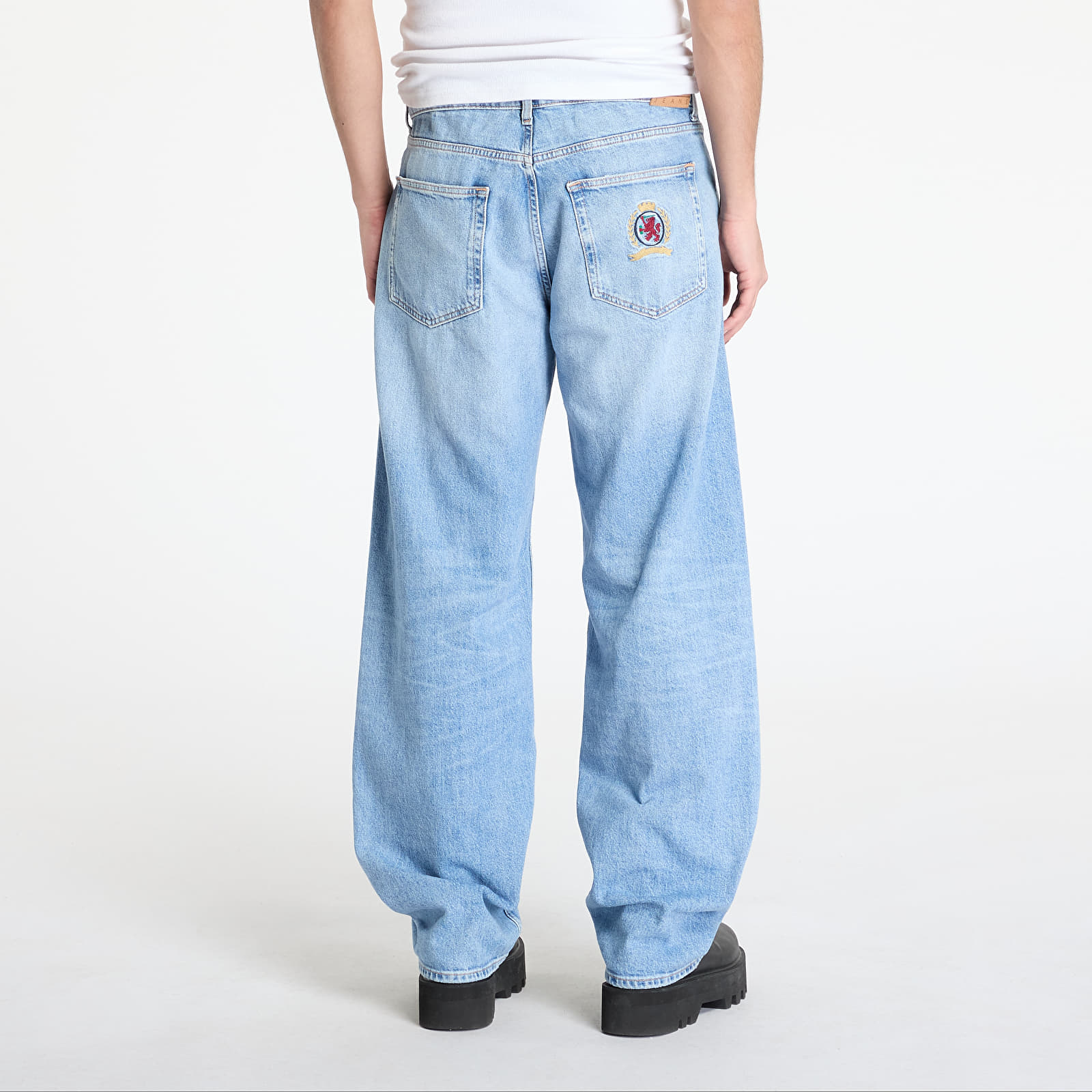 Miesten farkut Tommy Jeans Jaimie Relaxed Straight Jeans Denim
