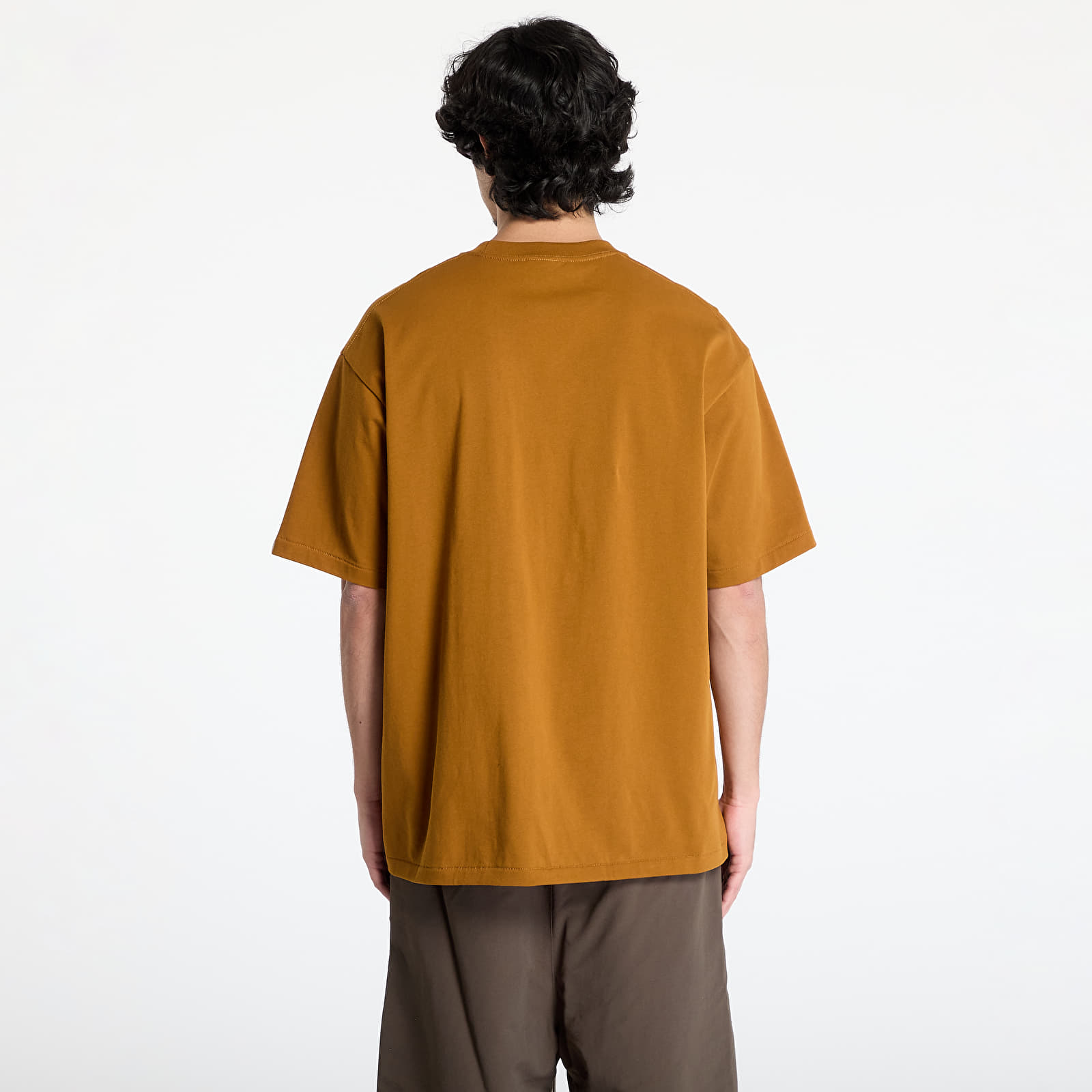 Чоловічі футболки A BATHING APE College Monogram Ape Head Relaxed Fit Tee UNISEX Beige