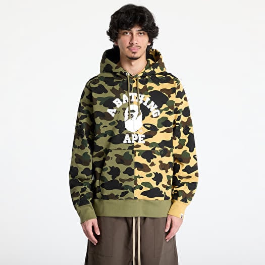 A BATHING APE 1St Camo Separate Pullover Hoodie UNISEX Multi