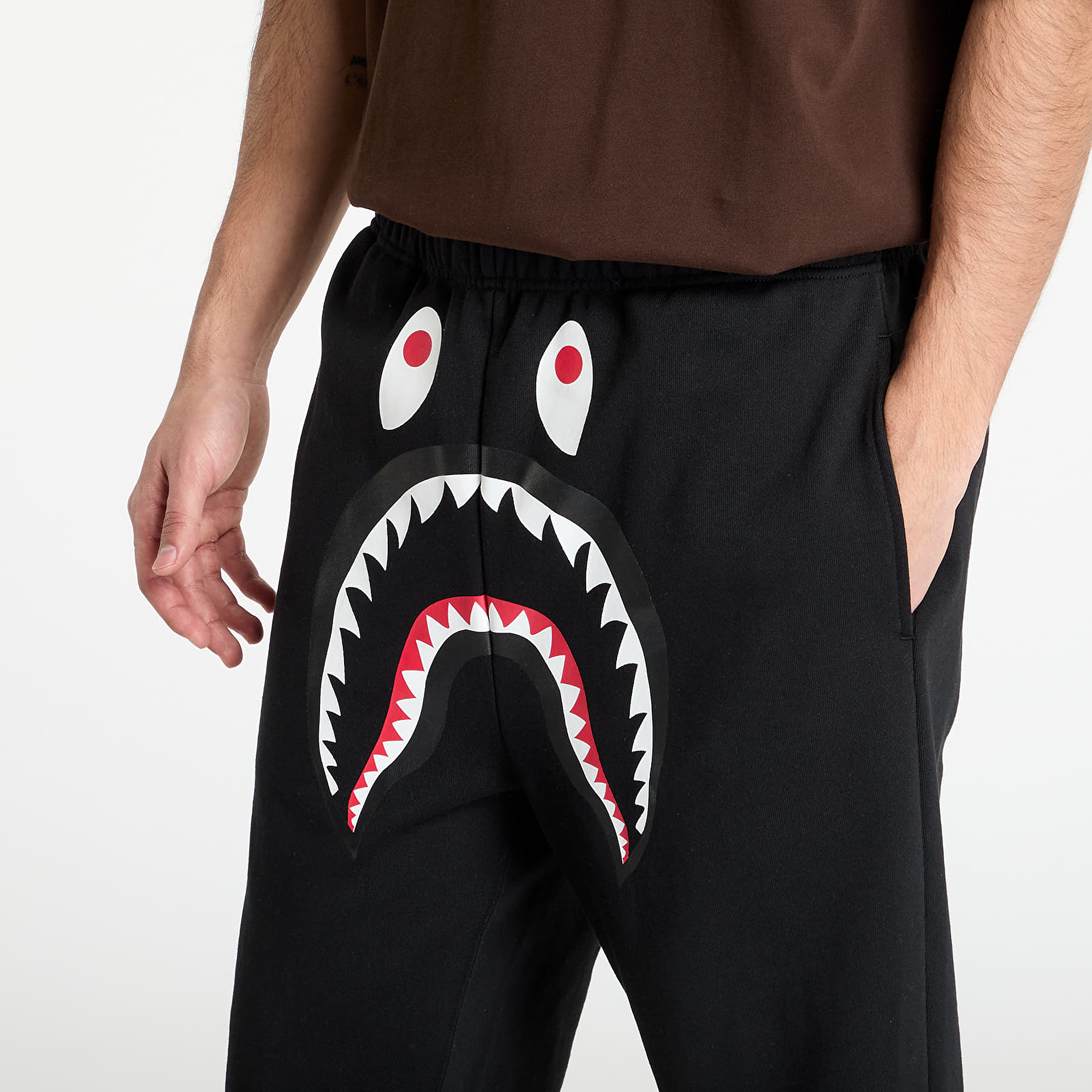 Men's sweatpants A BATHING APE Shark Regular Fit Sweat Pants UNISEX Black