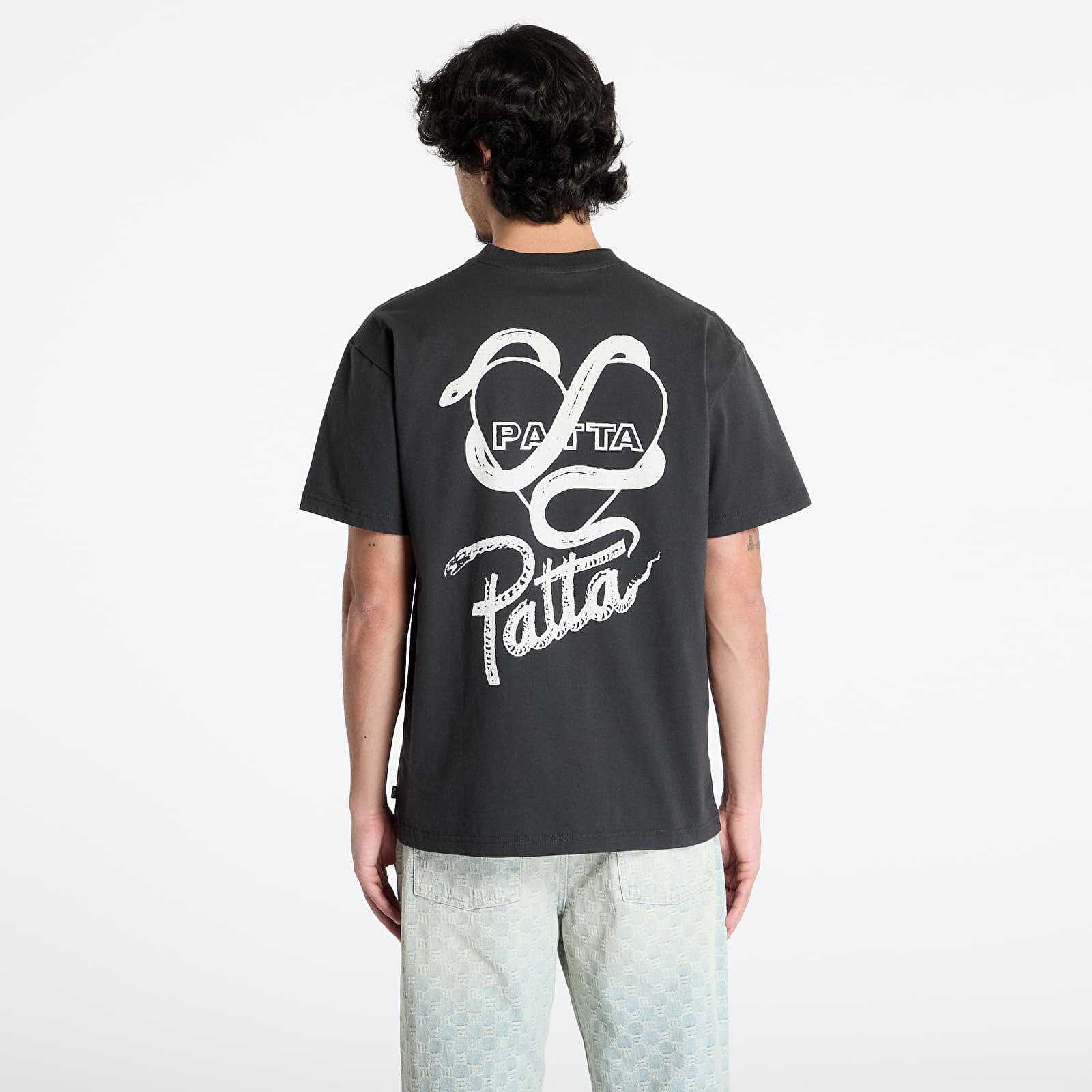 T-shirts Patta Snake Heart T-Shirt UNISEX Moonless Night
