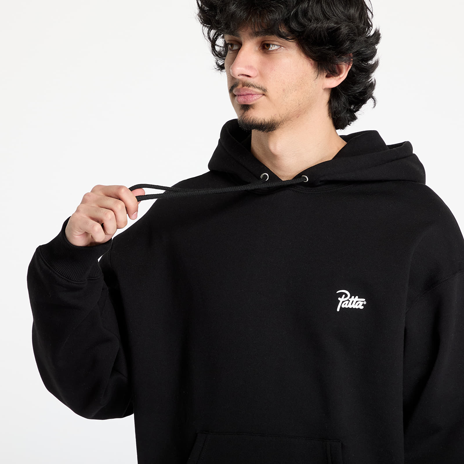 Hoodies and sweatshirts  Patta Bark Boxy Hooded Sweater UNISEX Black