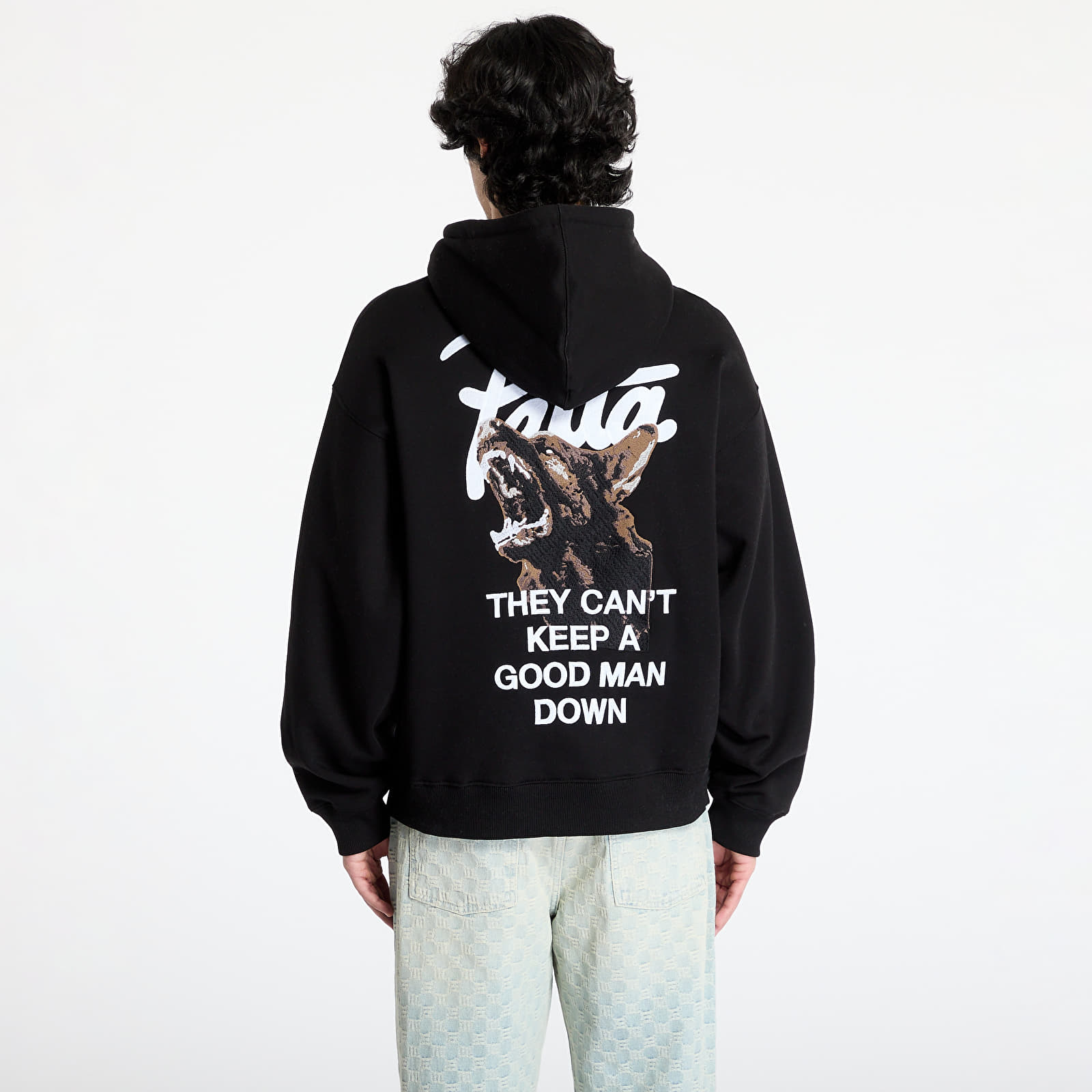 Hoodies and sweatshirts  Patta Bark Boxy Hooded Sweater UNISEX Black