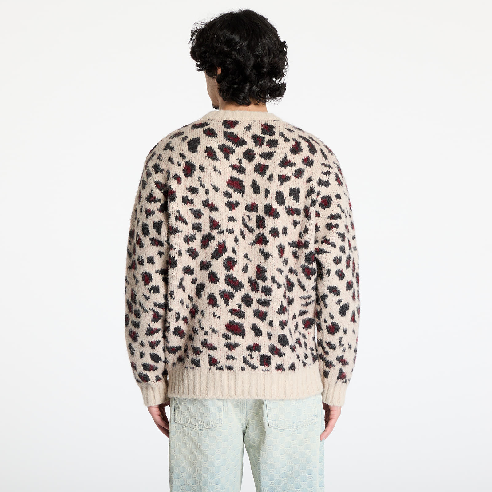 Pleteni puloverji  Patta Leopard Brushed Knitted Sweater UNISEX Multi