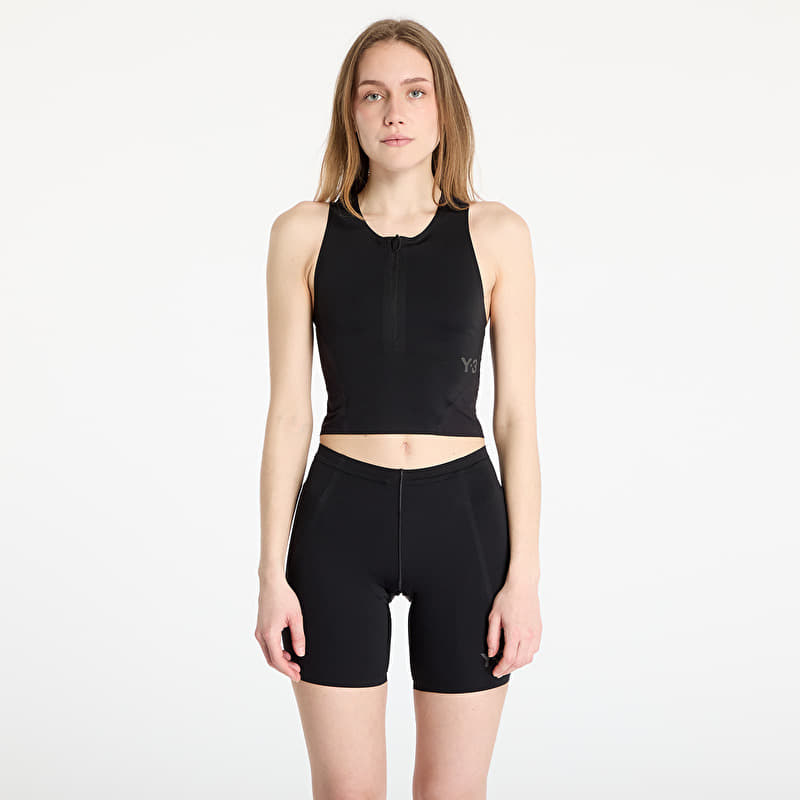 T-shirt Y-3 Running Fitted Top Black
