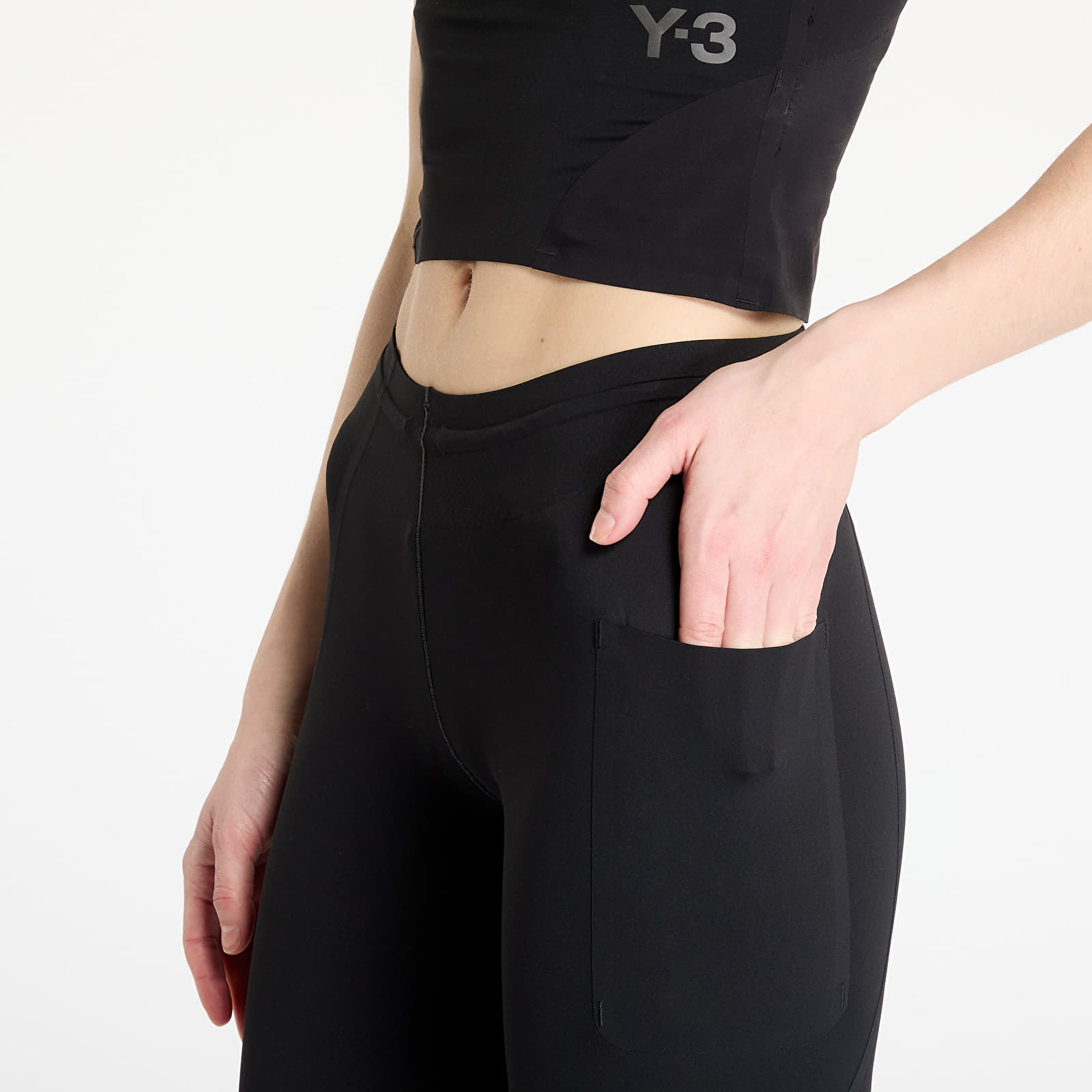 Ženske tajice Y-3 Running Leggings Black