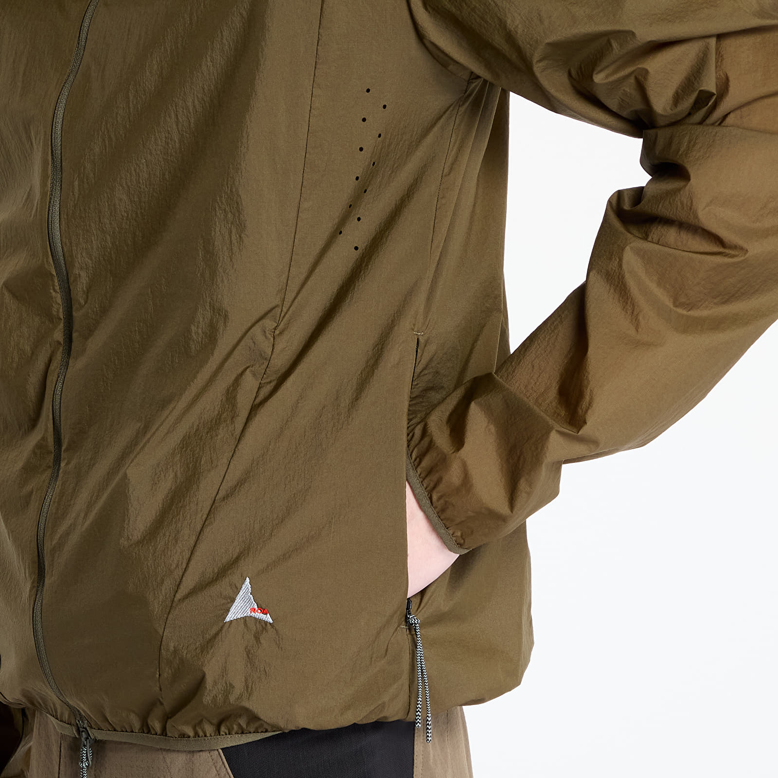 Men's jackets ROA Packable Wind Jacket Dark Olive
