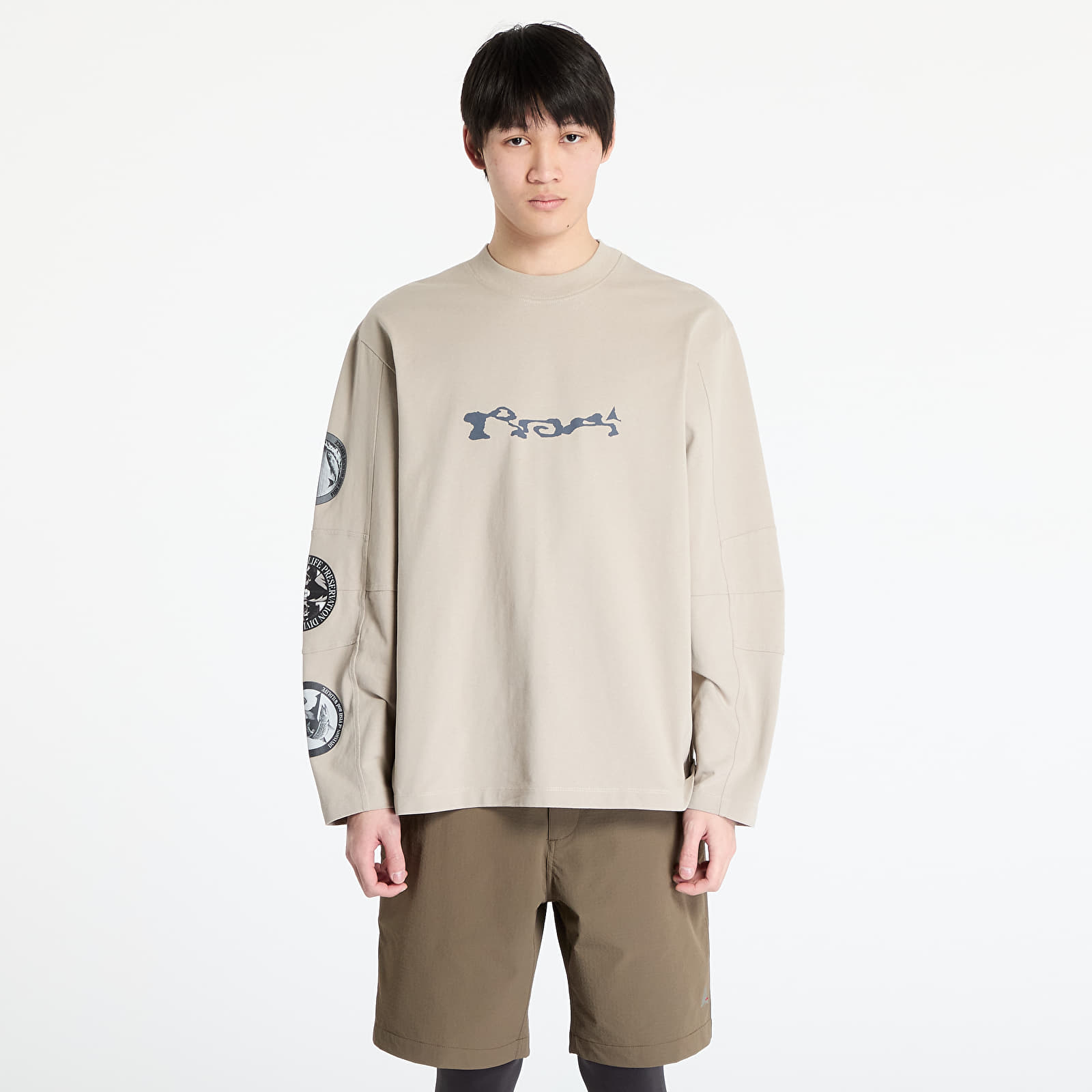 T-shirts ROA Division Long Sleeve Light Grey