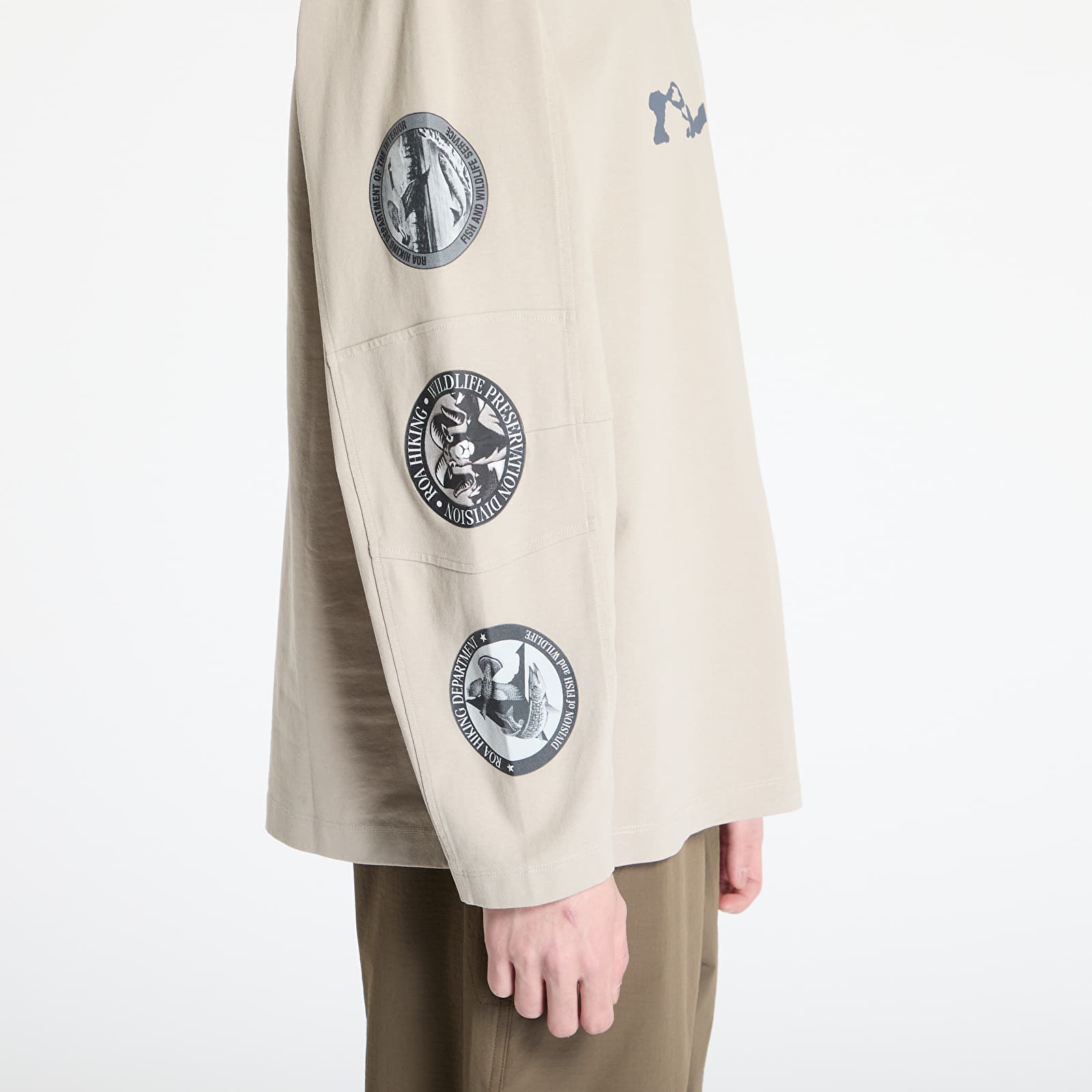 T-shirts ROA Division Long Sleeve Light Grey