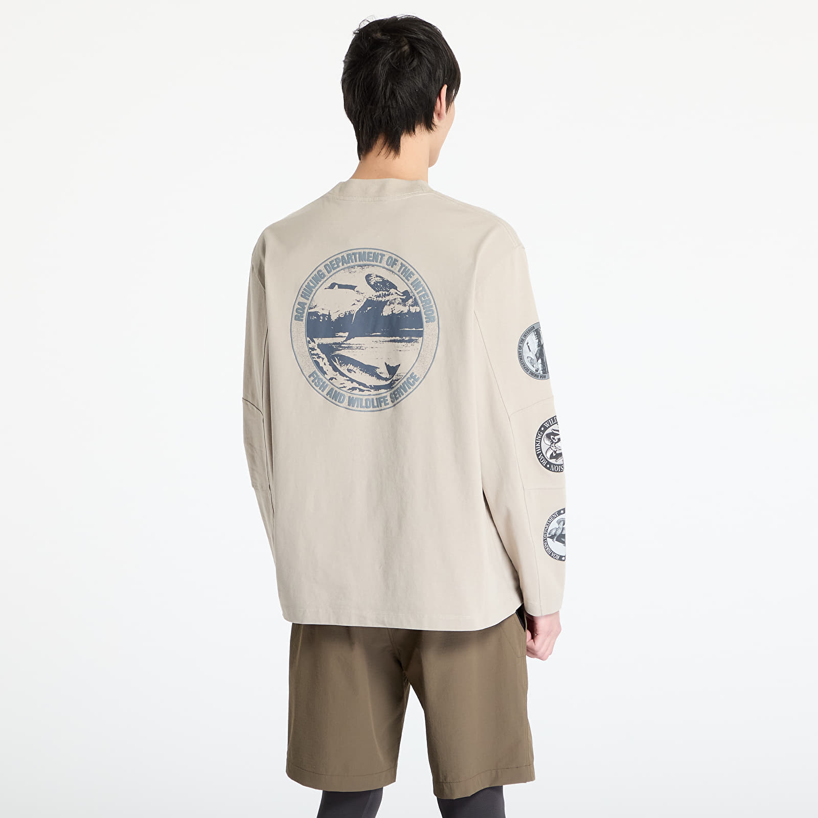 T-shirts ROA Division Long Sleeve Light Grey