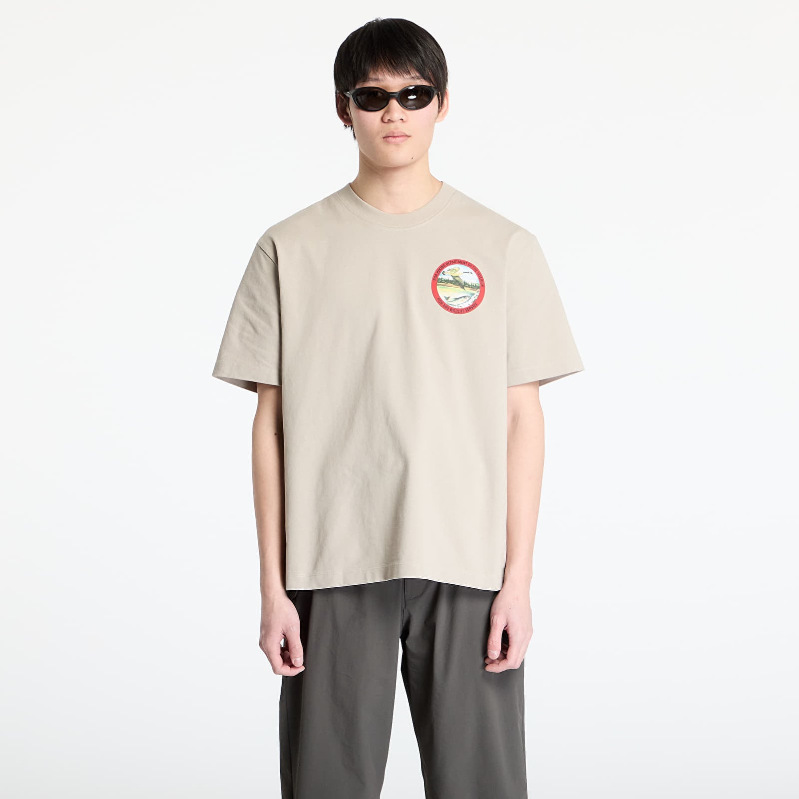 Tricou ROA Division T-Shirt Light Grey L