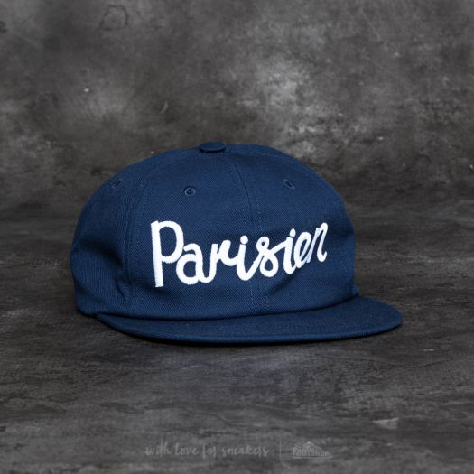 Caps MAISON KITSUNÉ Parisien Baseball Cap Navy | Footshop
