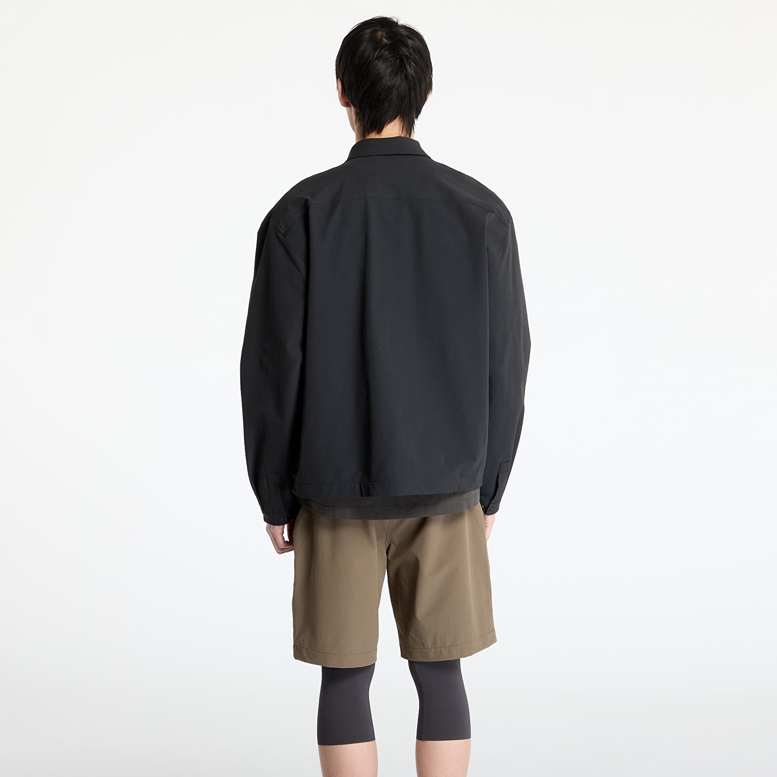 Men's shirts ROA Utility Overshirt Black